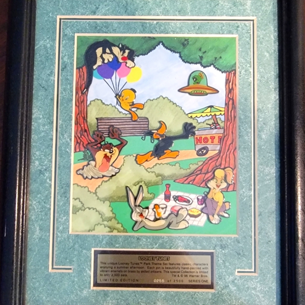 Rare, limited edition Looney Tunes pin set
